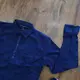 Мужские рубашки на заклепочках"GOLD"Турция Синие XL/48
