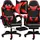 Крісло геймерське чорно-червоне Care Life Red/Black CF-301 / Крісло для геймера комп'ютерне ігрове