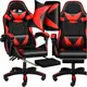 Кресло геймерское черно-красное Care Life Red/Black CF-301 / Кресло для геймера компьютерное игровое