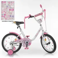 Велосипед дитячий Profi Ballerina Y1885 18 дюймів білий