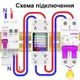 Умный счетчик электроэнергии с wifi, экраном и 4-мя видами защиты на DIN рейку до 100 ампер Atorch AT2PW