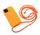 Силиконовый чехол для iPhone 11 Pro Max - Rope Strap Color case, Orange