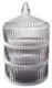 Конфетница 3-х ярусная GARBO GLASSWARE DM611L4 1575 мл