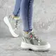 Кроссовки женские зимние Fashion Donno 2247 41 размер 25,5 см Серый