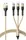 Кабель USB Remax Speed Lightning micro Type-C RC-186th-gold 1 м золотистый