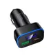 Адаптер автомобильный HOCO Barry dual port digital display car charger Z63B |1USB/1Type-C, 48W/3A, PD/QC|
