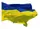 Флаг Украины 1х1,5 м