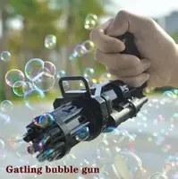Кулемет для мильних бульбашок пістолет Bubble gun Gatling автомат