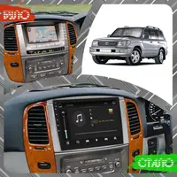 Штатна магнітола 9" Lesko для Toyota Land Cruiser 100 Series Рестайлінг 1 2002-2005 2/32Gb/ Wi-Fi Тойота