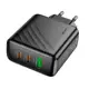Адаптер сетевой HOCO Article charger CS26A |1USB/2Type-C, 45W/3A, PD/QC|