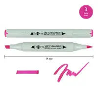 Маркер спиртовой Santi Brush SA-3 390955 розовая роза