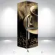 Самофиксирующаяся наклейка на холодильник магнитная, 200 х 60 см, Лицевая+Левая(А)