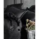 Постельное белье евро Arya Saheser Сатин жаккард Austin AR-A107248-black 200х220 см черное
