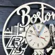 Бесшумные настенные часы из дерева «Бостон»