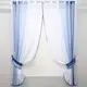 Кухонные шторки (270х170см). На карниз 1,5-2м. Цвет синий с белым. Код 083к 52-0555