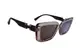 Женские солнцезащитные очки polarized, прозрачная оправа в коричневом цвете P370-4