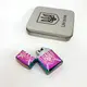 Дуговая электроимпульсная зажигалка USB Украина (металлическая коробка) HL-446. Цвет: хамелеон