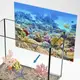 Наклейка в аквариум 3D морское дно, в разных размерах 75х125 см. (1250х750)