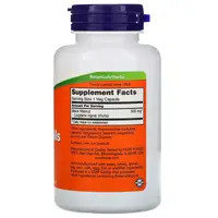 Натуральна добавка NOW Black Walnut Hulls 500 mg, 100 капсул