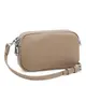 Женская кожаная сумка Borsa Leather K15-605be-beige