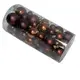 Набор игрушек на елку K49-57 19738 56 шт шоколадный