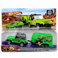 Машинка вездеход с трейлером "Hot Wheel" (зеленый)