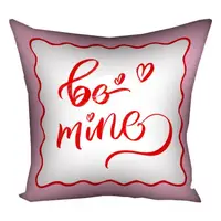Подушка c принтом габардиновая Be mine 40x40 см (4P_24L021)