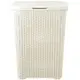 Корзина для белья Ucsan Рlastik M-079-Ivory слоновая кость