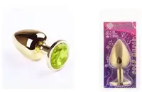 Анальная пробка утяжеленная, Gold Chrysolite L