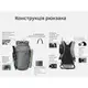 Рюкзак туристический Naturehike CNK2450XB023, 20 л, синий