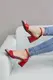 Женские босоножки Fashion Quoddy 2690 40 размер 26 см Красный