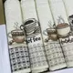 Набор вафельных кухонных полотенец Турция Кофе Мокко 6347 50х70 см 6 шт