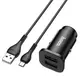 Адаптер автомобильный HOCO Micro USB Cable Wise road dual port car charger set NZ4 |2USB, 4.8A|