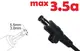 Dc кабель для блока питания 5.5x3.0 or 5.0x3.0mm (+pin) (3.5a) (1.2m) (B class) 1 день гар.