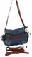 Женская джинсовая сумка на плечо Fashion jeans bag синяя
