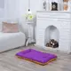 Лежанка для собаки Стайл фиолетовая с желтым XL - 120 x 80