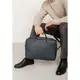 Кожаная деловая сумка Briefcase 2.0 синий Флотар