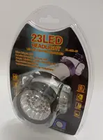 LED налобний ліхтар BL-098-23 з еластичною стрічкою для походів та кемпінгу • Налобний ліхтарик 23 LED HEADLIGHT BL-098-23
