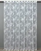 Тюль жакард, колекція "Мармур". Колір білий. Код 1225т