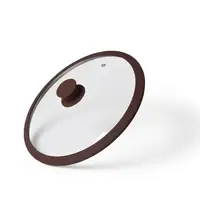Крышка стеклянная Fissman Arcdes Dark brown FS-9968 24 см