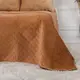 Покрывало двуспальное ТЕП Velour Ромб 4-00516-22388 180х240 см кофейное