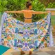 Парео пляжное с 3D принтом Tropical Mosaic 31189 150х180 см