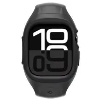 Чехол и ремешок Spigen для Apple Watch 10/ 11 (46mm) - Liquid Air Pro, Black (ACS09317)