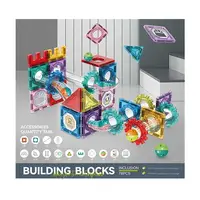 Детский конструктор "Building Blocks", магнитный, лабиринт, шарики, 78 деталей. Multicolor (140702)