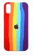 Силиконовый чехол для iPhone XR - Rainbow (Радуга), Разноцветный