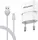 Зарядний пристрій AWEI C-832 Travel charger + Lightning cable 1USB 2.1A White