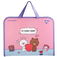 Папка-портфель В4 YES FC Line Friends Choco and Cony 492239 26х35х3 см