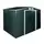 Сарай металлический ECO 262x241x191 см зеленый с белым Сарай для сада дачи Хозблок Хозблок для сада