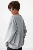 Однотонний світшот з плюшевим начісом - сірий цвет, ONE SIZE (є розміри)