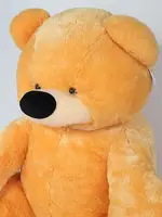 М'яка іграшка Ведмідь Бублик 110 см медовий